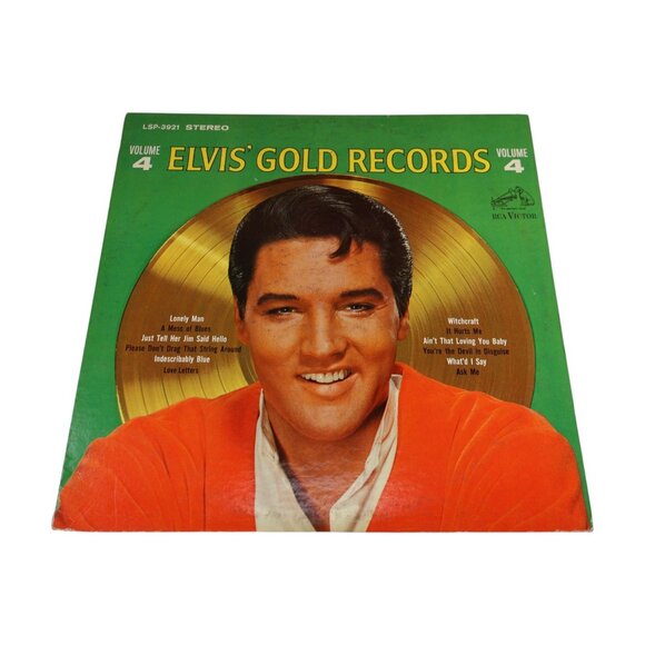 Elvis Presley Elvis' Gold Records Vol 4 (LP Stereo) RCA LSP 3921 Rock 1968 VG - Picture 1 of 4